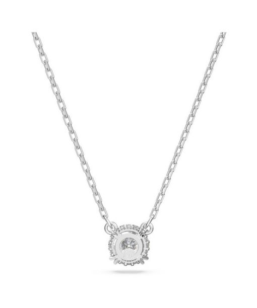 Swarovski Stilla Rhodium Plated And Zirconia Pendant 5636706 For Women