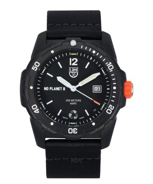 Luminox Bear Grylls Survival ECO NO PLANET B Recycled Plastic Strap Quartz Divers XB.3722.ECO 200M Mens Watch