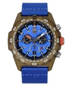 Luminox Bear Grylls Survival Master ECO Tide Chronograph Blue Dial Quartz Diver's XB.3743.ECO 200M Men's Watch