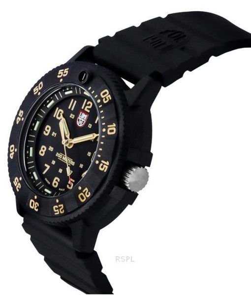 Luminox Original Navy Seal EVO Rubber Strap Black Dial Quartz Diver's XS.3001.EVO.OR 200M Men's Watch