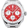 Bulova Lunar Pilot Chronograph Stainless Steel Red Dial Quartz 96K115 Men's Watch