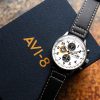 AVI-8 Hawker Hurricane Classic Chronograph Imperial War Museums Edition White Dial Quartz AV-4011-1E Men's Watch