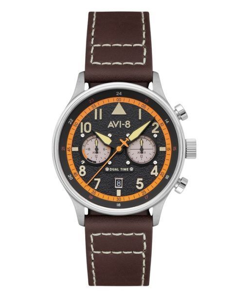 AVI-8 Hawker Hurricane Carey Dual Time Imperial War Museums Edition Black Dial Quartz AV-4088-07 Men's Watch