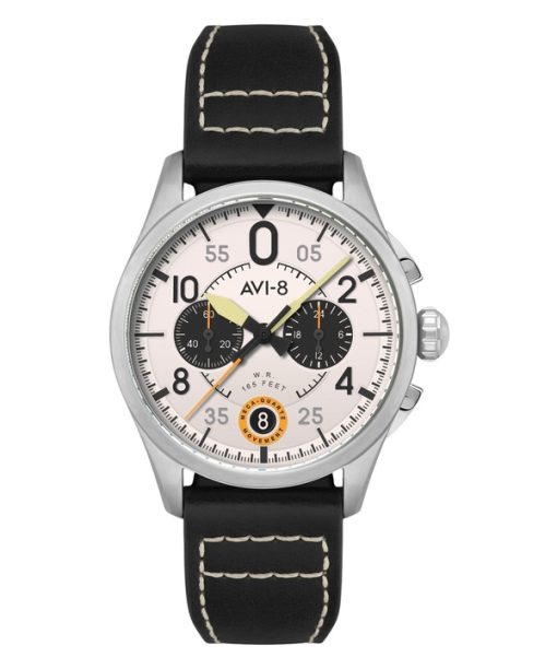 AVI-8 Spitfire Lock Chronograph Imperial War Museums Edition Bethlem White Dial Quartz AV-4089-0B Men's Watch