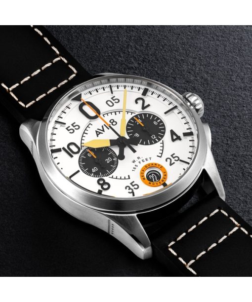 AVI-8 Spitfire Lock Chronograph Imperial War Museums Edition Bethlem White Dial Quartz AV-4089-0B Men's Watch