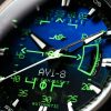 AVI-8 Hawker Harrier HUD Leather Strap Gradient Blue Dial Automatic AV-4117-01 Men's Watch