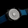 AVI-8 Hawker Harrier HUD Leather Strap Gradient Blue Dial Automatic AV-4117-01 Men's Watch