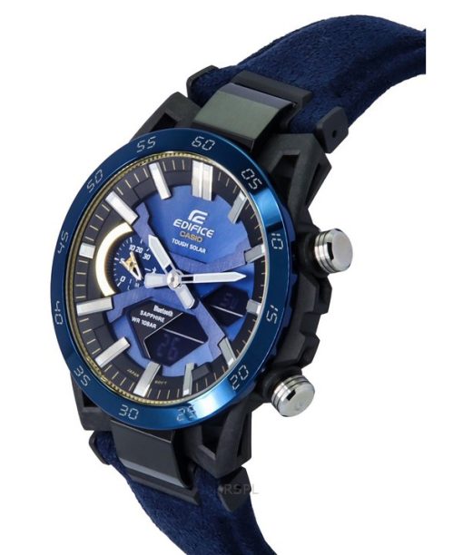 Casio Edifice Sospensione 50th Anniversary Limited Edition Blue Dial Tough Solar ECB-2000SS-2A 100M Men's Watch