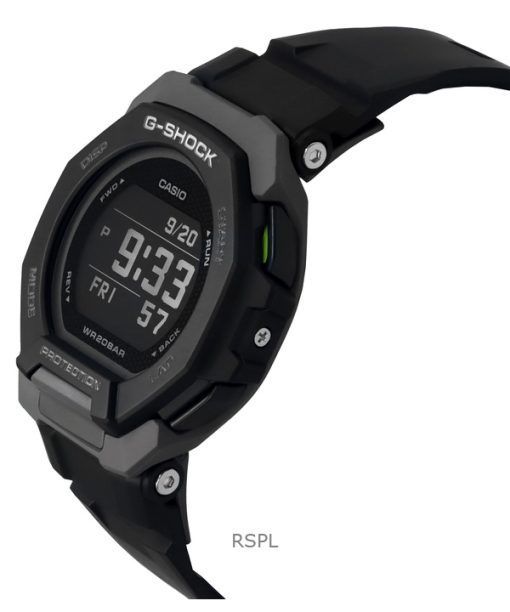 Casio G-Shock G-Squad Digital Smartphone Link Bio-Based Resin Quartz GBD-300-1 200M Men's Watch