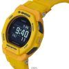 Casio G-Shock G-Squad Digital Smartphone Link Yellow Bio-Based Resin Quartz GBD-300-9 200M Men's Watch