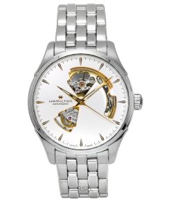 Hamilton Jazzmaster Stainless Steel Silver Open Heart Dial Automatic H32675151 Men's Watch