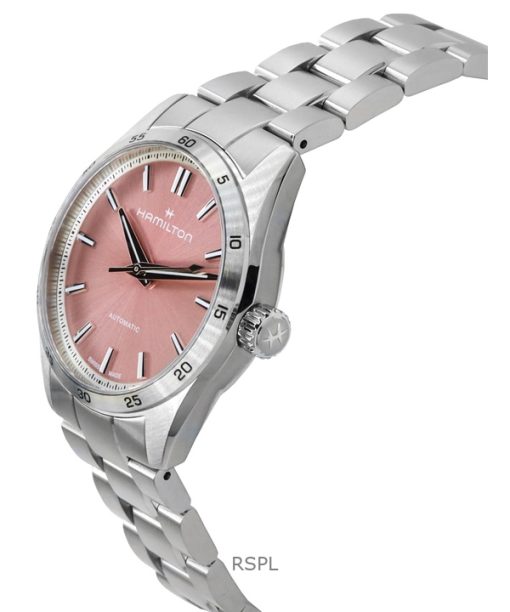 Hamilton Jazzmaster Performer Stainless Steel Pink Dial Automatic H36105171 100M Women's Watch