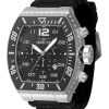 Invicta Pro Diver Chronograph Silicone Strap Black Dial Quartz 47282 100M Mens Watch