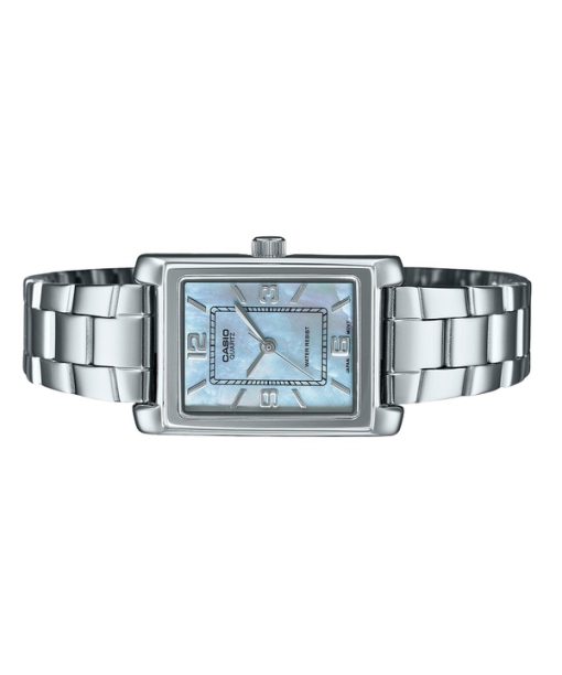 Casio Standard Analog Stainless Steel Mother Of Pearl Dial Quartz LTP-1234DS-2A Women's Watch