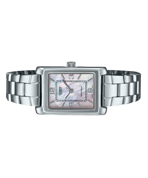 Casio Standard Analog Stainless Steel Mother Of Pearl Dial Quartz LTP-1234DS-4A Women's Watch