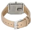 Seiko Analog Leather Strap Beige Dial Quartz SWR089P1 Women's Watch