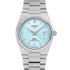 Tissot T-Classic PRX Powermatic 80 Stainless Steel Ice Blue Dial Automatic T137.207.11.351.00 100M Women's Watch