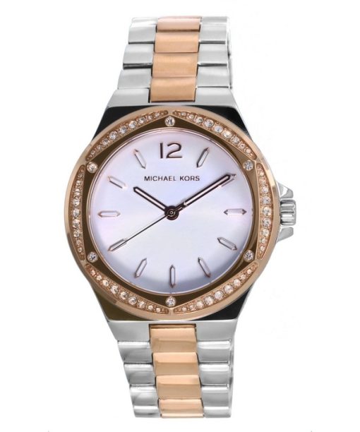 Refurbished Michael Kors Lennox Crystal Accents Silver Dial Quartz MK6989 Women's Watch