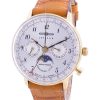 Refurbished Zeppelin Hindenburg LZ129 Moon Phase White Dial Quartz 70391 Women's Watch