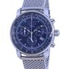 Refurbished Zeppelin 100 Jahre Ed.1 Chronograph Blue Dial Quartz 7680M3 Men's Watch