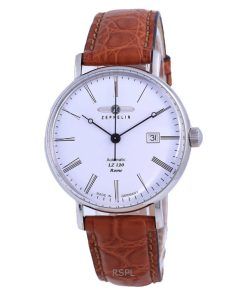 Refurbished Zeppelin LZ120 Rome White Dial Leather Strap Automatic 71541 Men's Watch