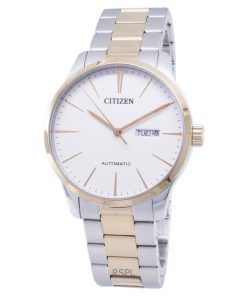 Refurbished Citizen Analog Stainless Steel Ivory Dial Automatic NH8356-87A Men's Watch