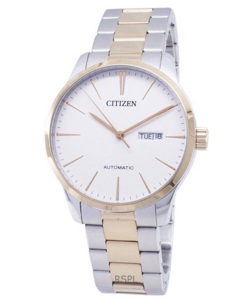 Refurbished Citizen Analog Stainless Steel Ivory Dial Automatic NH8356-87A Men's Watch