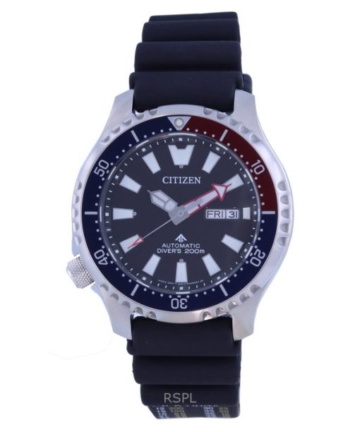 Refurbished Citizen Promaster Asia Fugu Limited Edition Black Dial Automatic Diver's NY0110-13E 200M Men's Watch