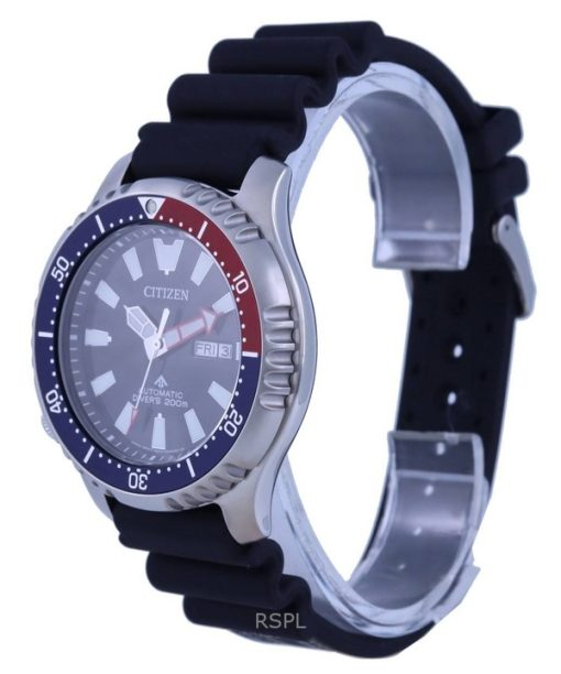 Refurbished Citizen Promaster Asia Fugu Limited Edition Black Dial Automatic Diver's NY0110-13E 200M Men's Watch