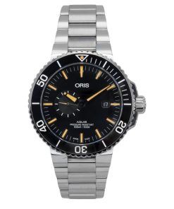 Oris Aquis Small Second Stainless Steel Black Dial Automatic Diver's 01-743-7733-4159-07-8-24-05PEB 500M Men's Watch