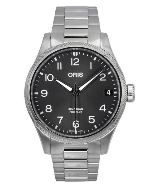 Oris Big Crown ProPilot Stainless Steel Grey Dial Automatic 01 751 7761 4063-07 8 20 08P 100M Men's Watch