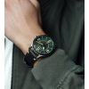 AVI-8 Spitfire Smith Reading Leather Strap Green Dial Automatic AV-4090-03 Men's Watch