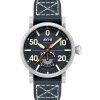 AVI-8 Dambuster Chadwick Meca-Quartz Cobalt Blue Leather Strap Blue Dial AV-4113-01 Men's Watch