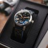 AVI-8 Dambuster Chadwick Meca-Quartz Cobalt Blue Leather Strap Blue Dial AV-4113-01 Men's Watch