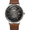 Bauhaus Classic Leather Strap Anthracite Dial Automatic 21622 Men's Watch