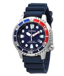 Citizen Promaster Dive Polyurethane Strap Blue Dial Eco-Drive BN0168-06L 200M Mens Watch