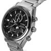 Citizen Tsuki-Yomi Radio Controlled Moon Phase Super Titanium Black Dial Eco-Drive BY1018-80E 100M Mens Watch