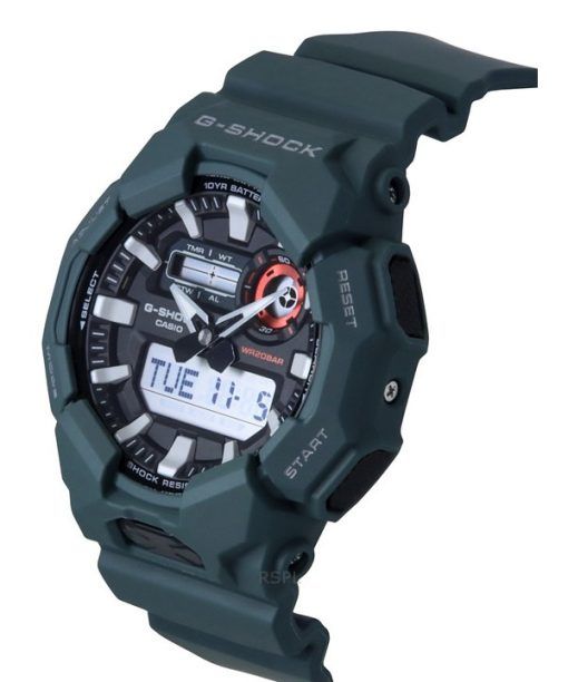 Casio G-Shock Analog Digital Bio-Based Resin Strap Black Dial Quartz GA-010-2A 200M Men's Watch