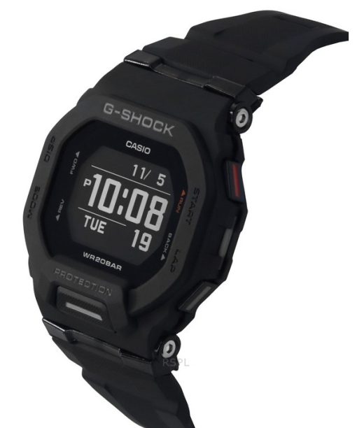 Casio G-Shock G-Squad Digital Smartphone Link Black Resin Strap Quartz GBD-200-1 200M Men's Watch