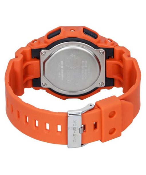 Casio G-Shock Digital Bio-Based Orange Resin Strap Black Dial Quartz GD-010-4 200M Men's Watch