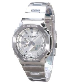 Casio G-Shock G-Steel Analog Digital Silver Dial Quartz GM-2110D-7A 200M Men's Watch