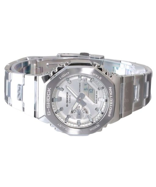 Casio G-Shock G-Steel Analog Digital Silver Dial Quartz GM-2110D-7A 200M Men's Watch