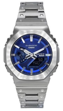 Casio G-Shock Analog Digital Full Metal Smartphone Link Blue Dial Solar GM-B2100AD-2A 200M Men's Watch