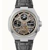 Ingersoll The Spirit Moon Phase Leather Strap Black Skeleton Dial Automatic I15801 Men's Watch