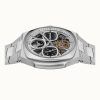 Ingersoll The Spirit Moon Phase Stainless Steel Silver Skeleton Dial Automatic I15802 Men's Watch