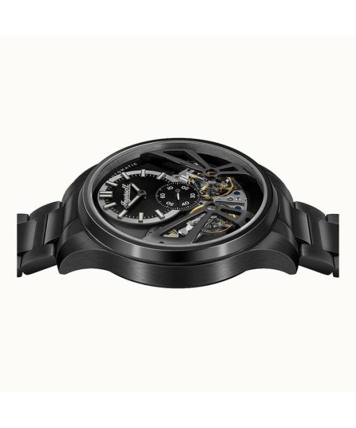 Ingersoll The Naismith Stainless Steel Black Skeleton Dial Automatic I16102 Men's Watch