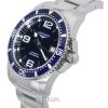 Longines HydroConquest Sunray Blue With Super-LumiNova Dial Automatic Divers L3.742.4.96.6 300M Mens Watch