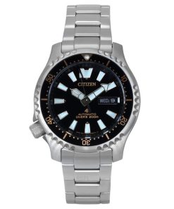 Citizen Promaster Marine Limited Edition Black Dial Automatic Diver's NY0160-66E 200M Men's Watch With Extra Strap