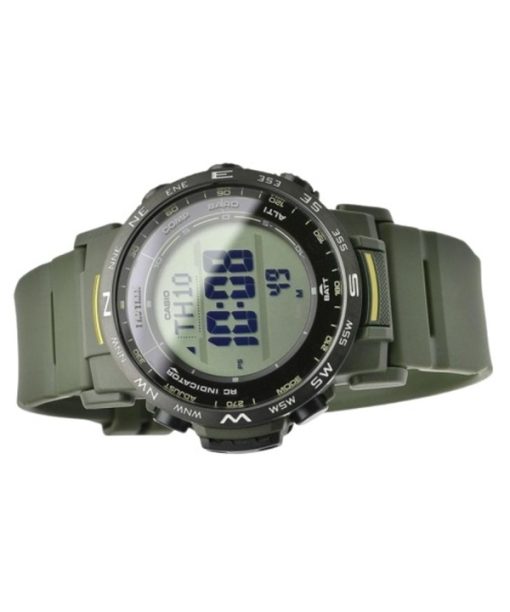 Casio Pro Trek Digital Bio-Based Resin Strap Tough Solar PRW-35Y-3B 100M Unisex Watch