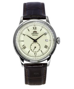 Orient Classic Bambino Version 2 Small Seconds Brown Leather Strap Champagne Dial Automatic RA-AP0105Y Men's Watch